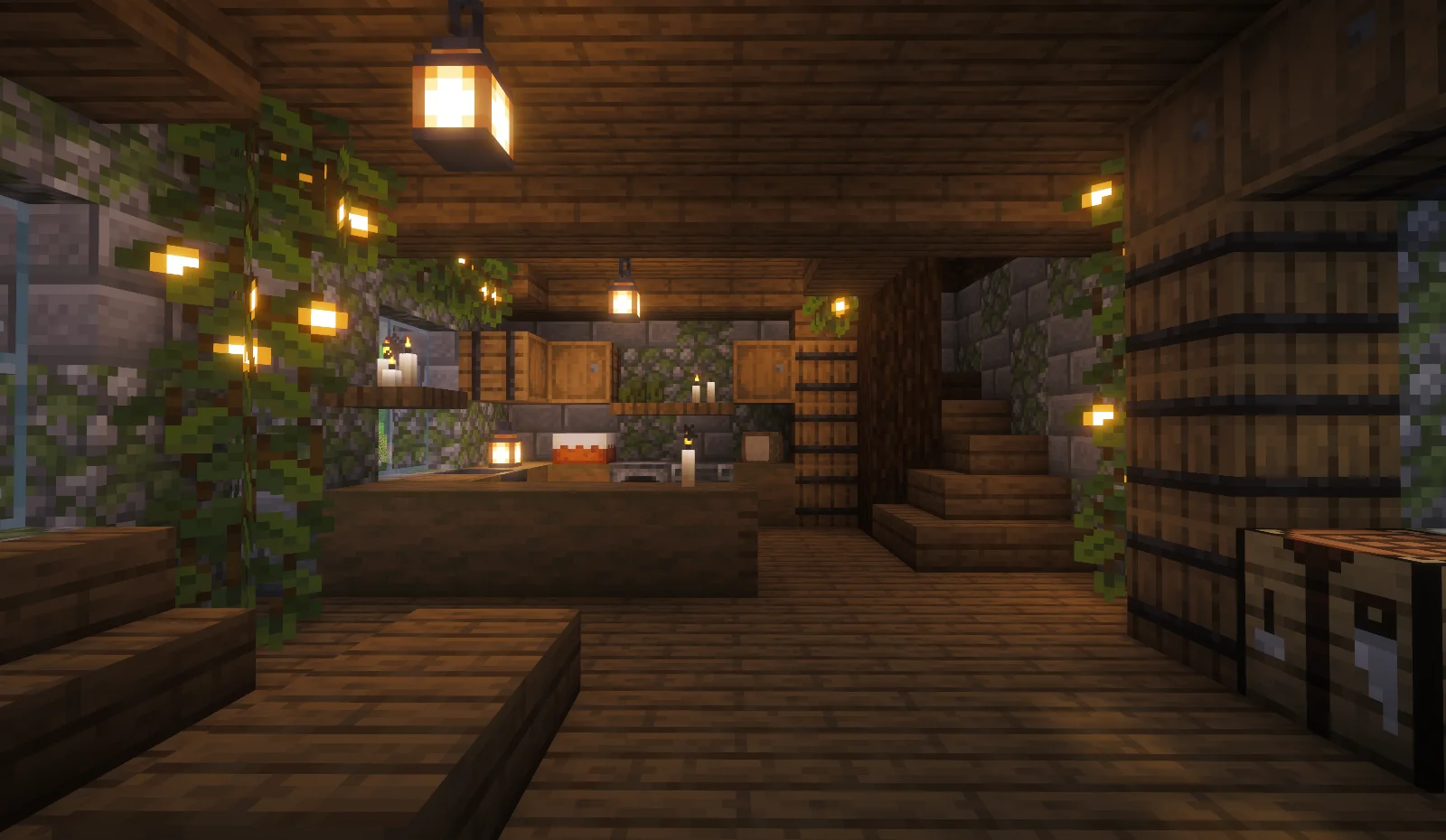 Mossy Minecraft Survival House in Minecraft, photo 5