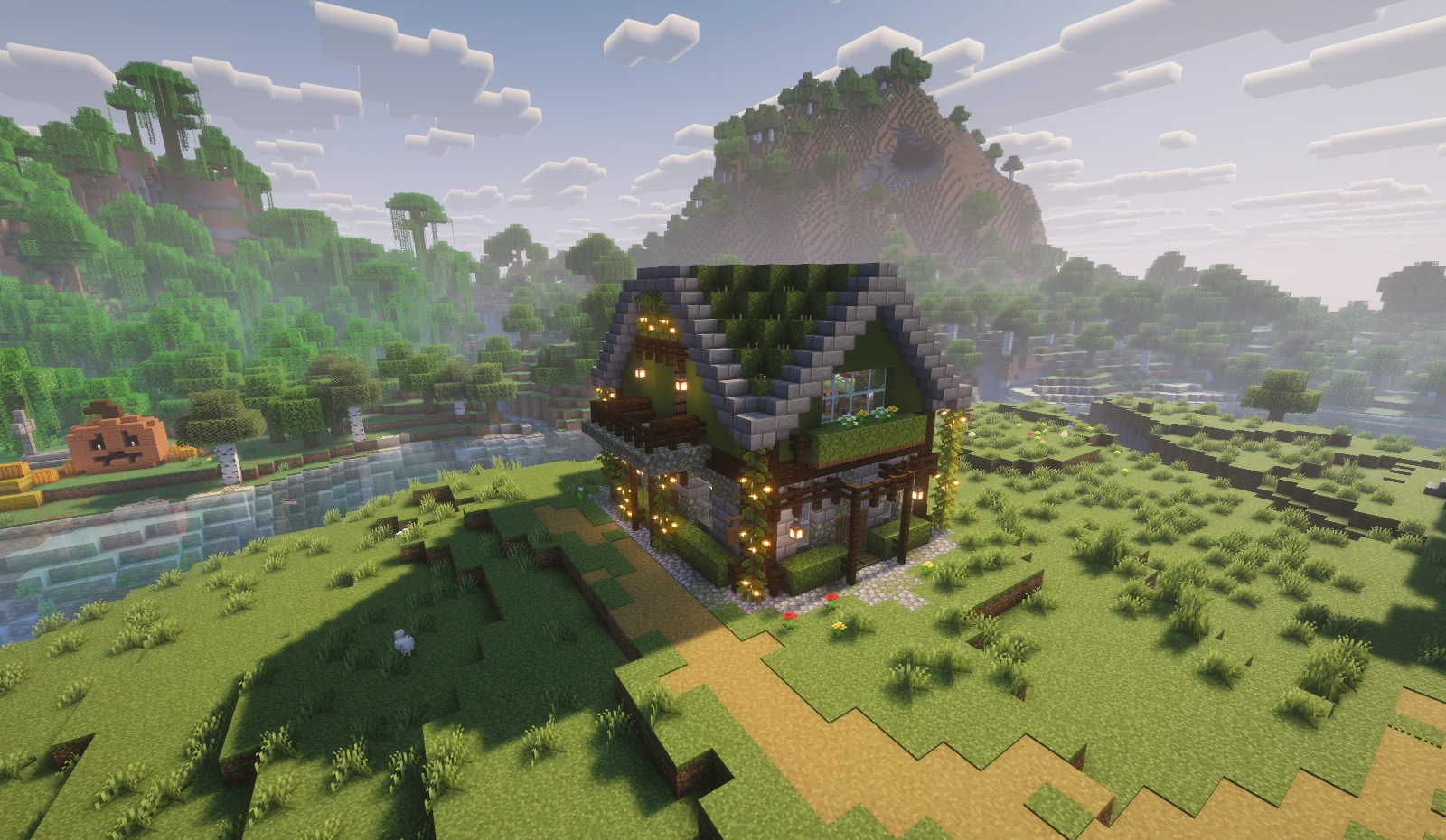 Mossy Minecraft Survival House in Minecraft, photo 4