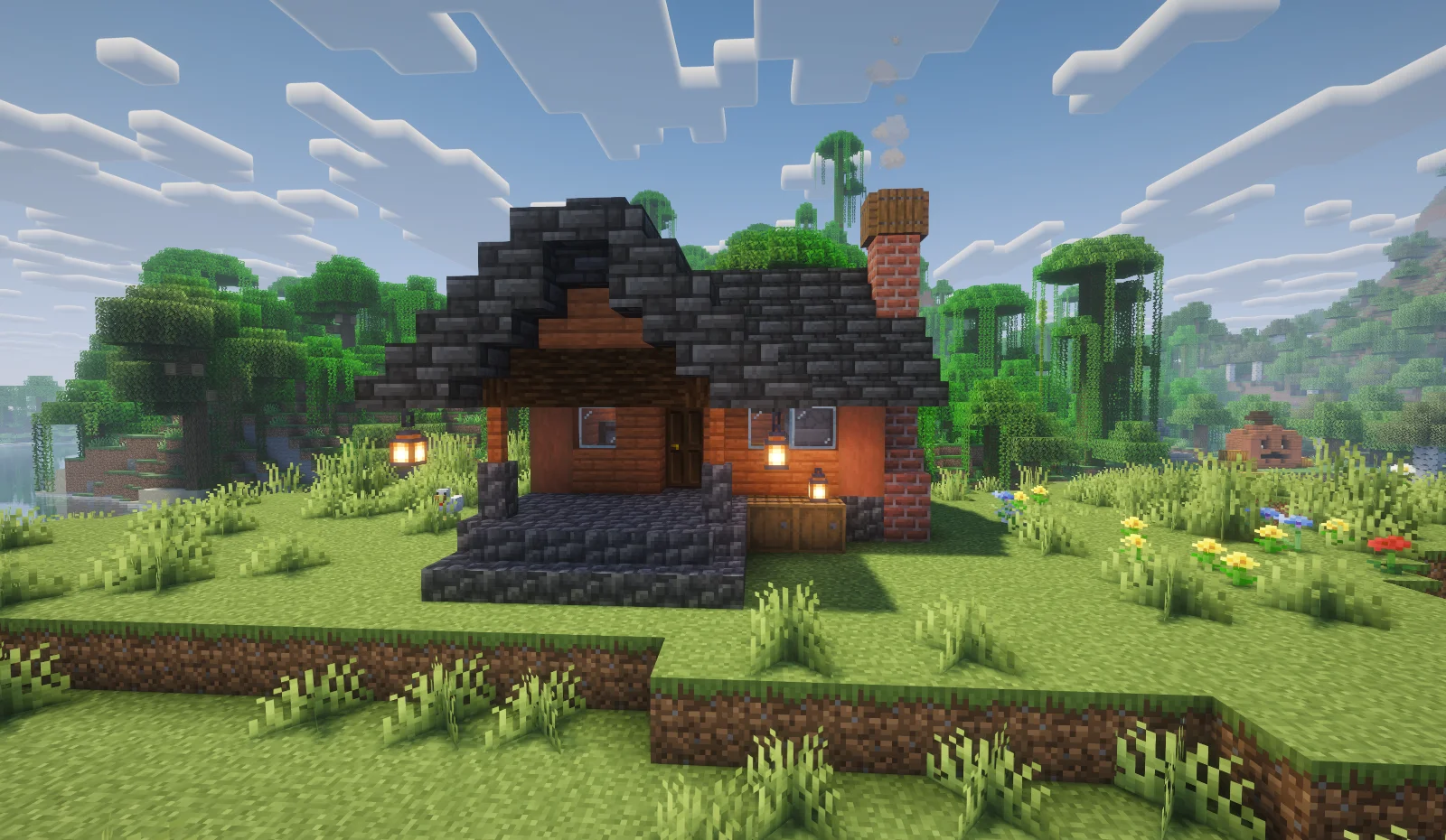 Small Starter House, a Minecraft build