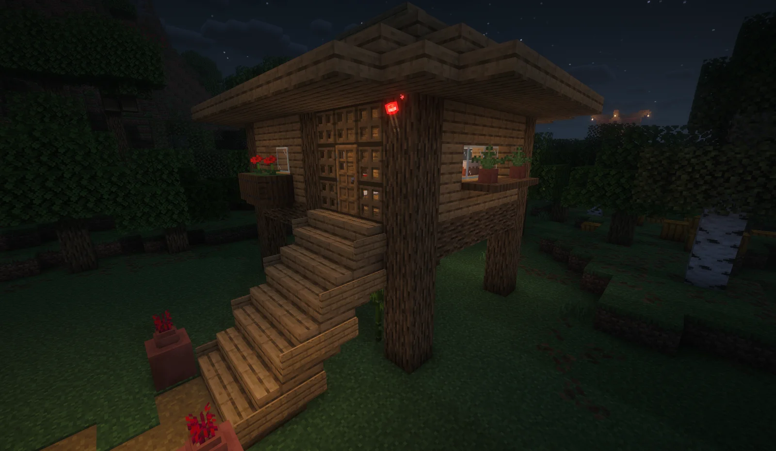 Cozy Forest Cabin in Minecraft, photo 3