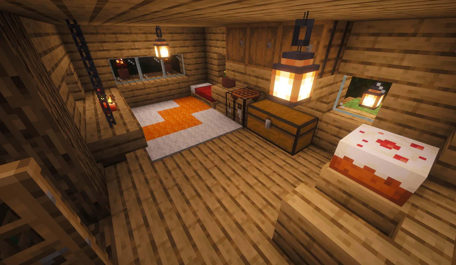 Cozy Forest Cabin in Minecraft, photo 5