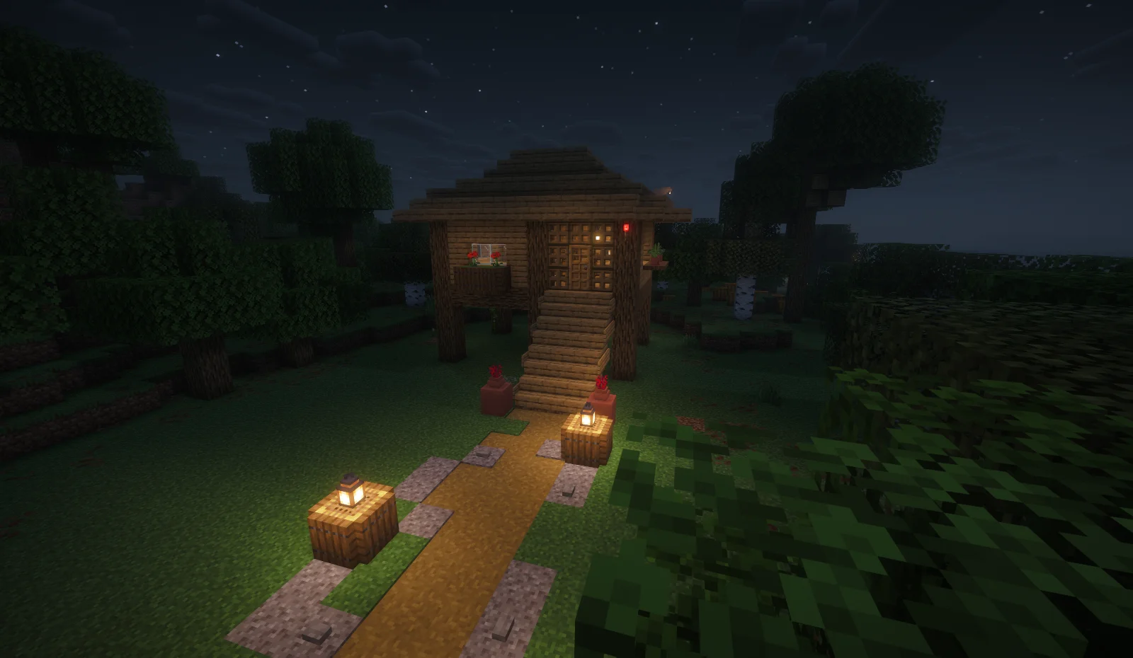 Cozy Forest Cabin in Minecraft, photo 2