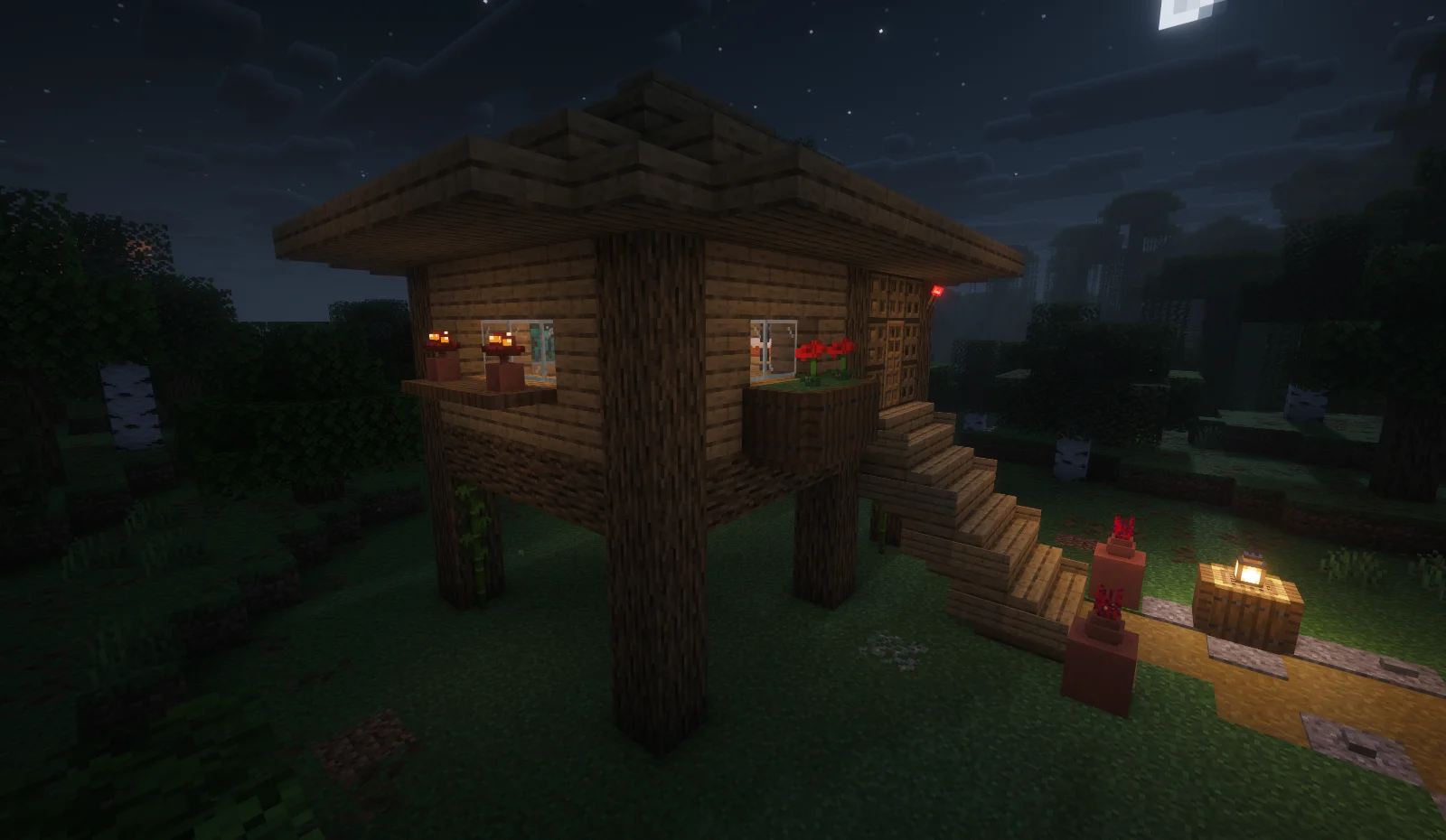 Cozy Forest Cabin in Minecraft, photo 4